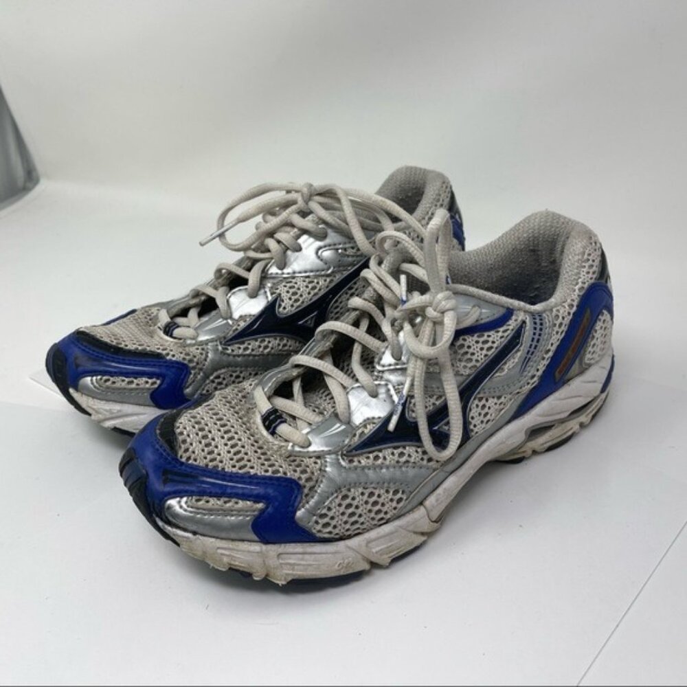 Mizuno Wave Inspire 4 White Green Running Shoes Womens Sz 7